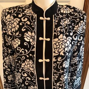 Yi Lin Silk Mandarin Style Blouse